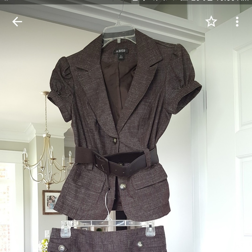 Excellent condition skirt suit, M, A.Byer